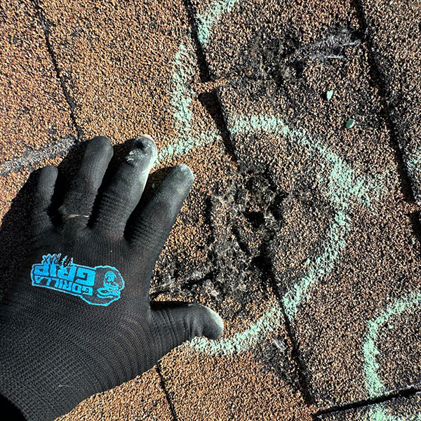 hail storm damage roof repair in texas